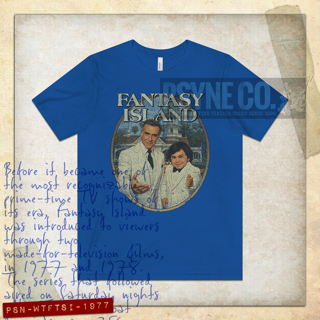 Welcome to Fantasy Island 1977 Vintage Men's T-Shirt