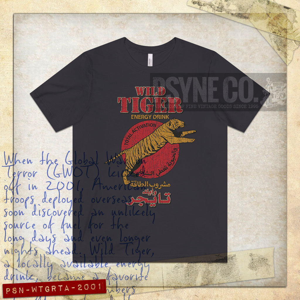Wild Tiger Total Activation 2001 Vintage Men's T-Shirt