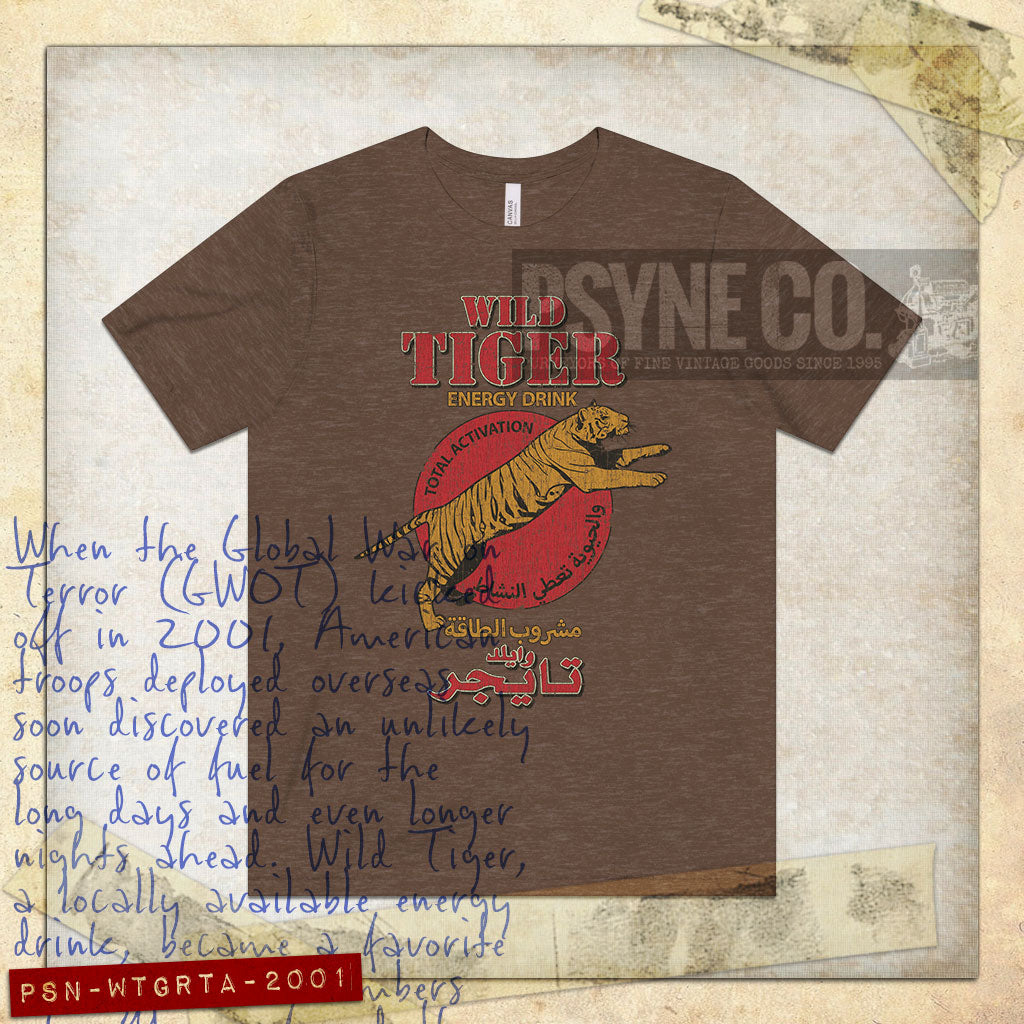 Wild Tiger Total Activation 2001 Vintage Men's T-Shirt