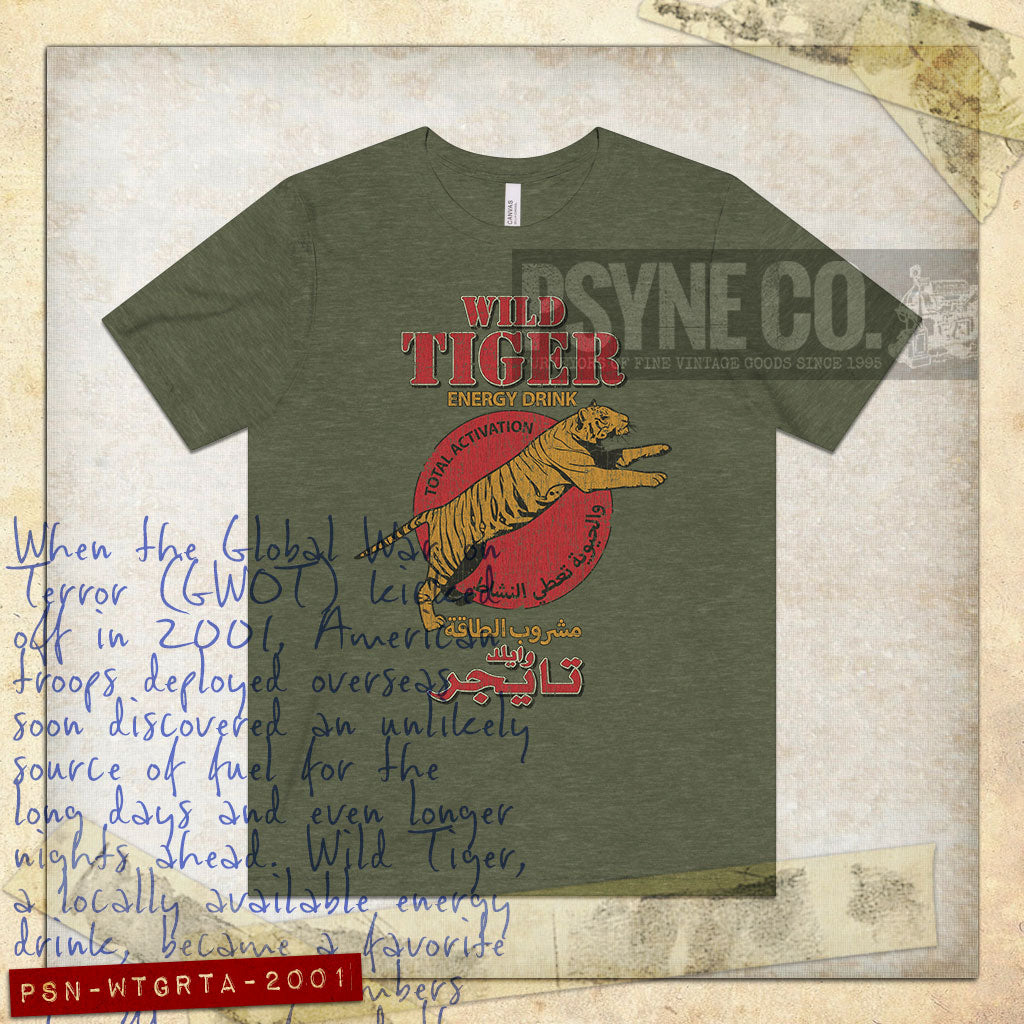Wild Tiger Total Activation 2001 Vintage Men's T-Shirt