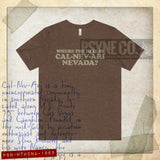 Where The Hell is Cal-Nev-Ari, Nevada? 1965 Vintage Men’s T-Shirt