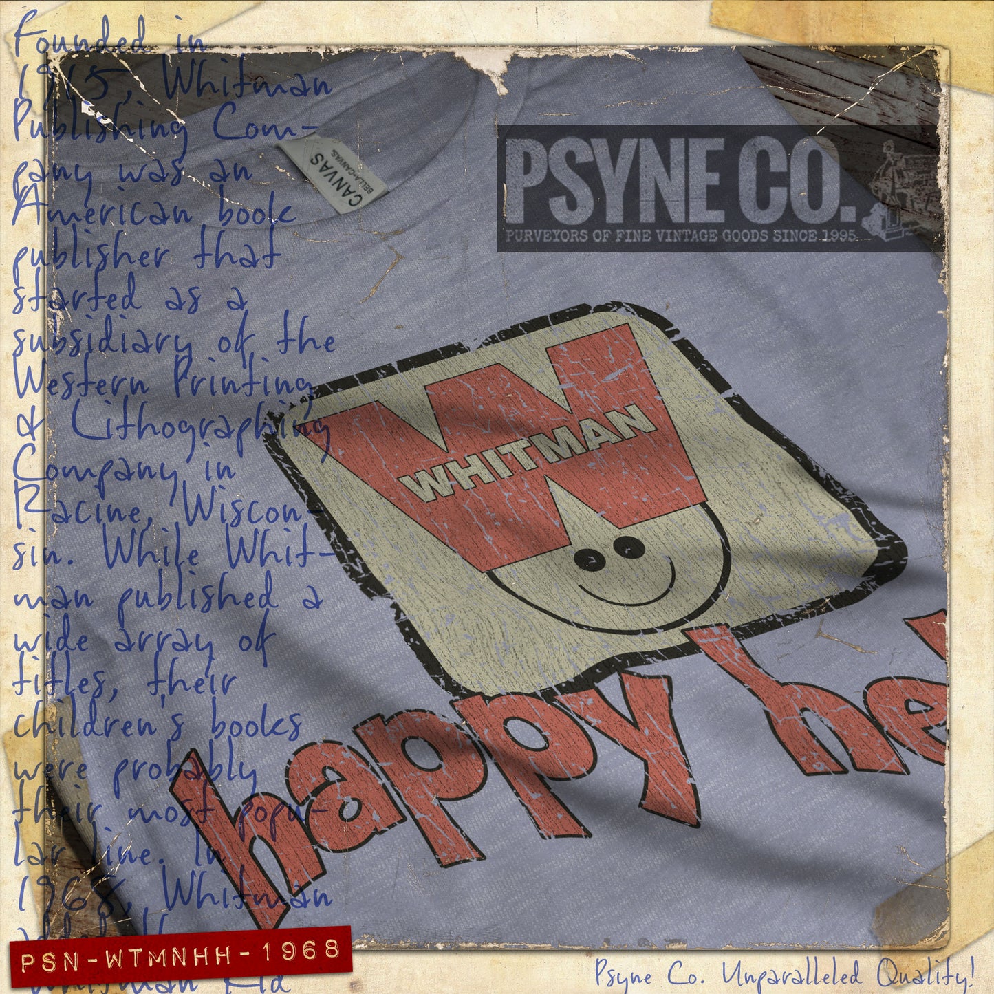 Whitman Happy Helper 1968 Vintage Men's T-Shirt