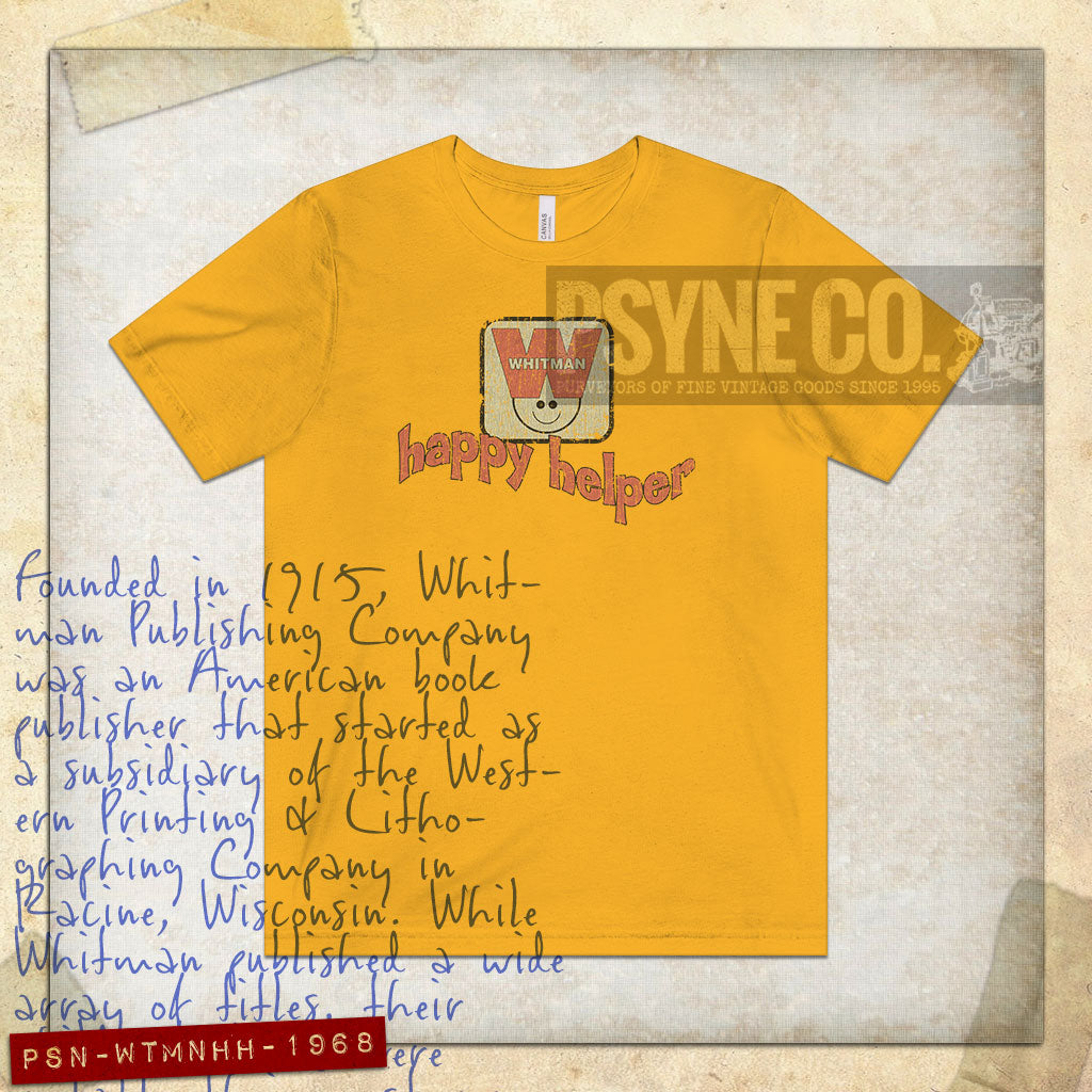 Whitman Happy Helper 1968 Vintage Men's T-Shirt
