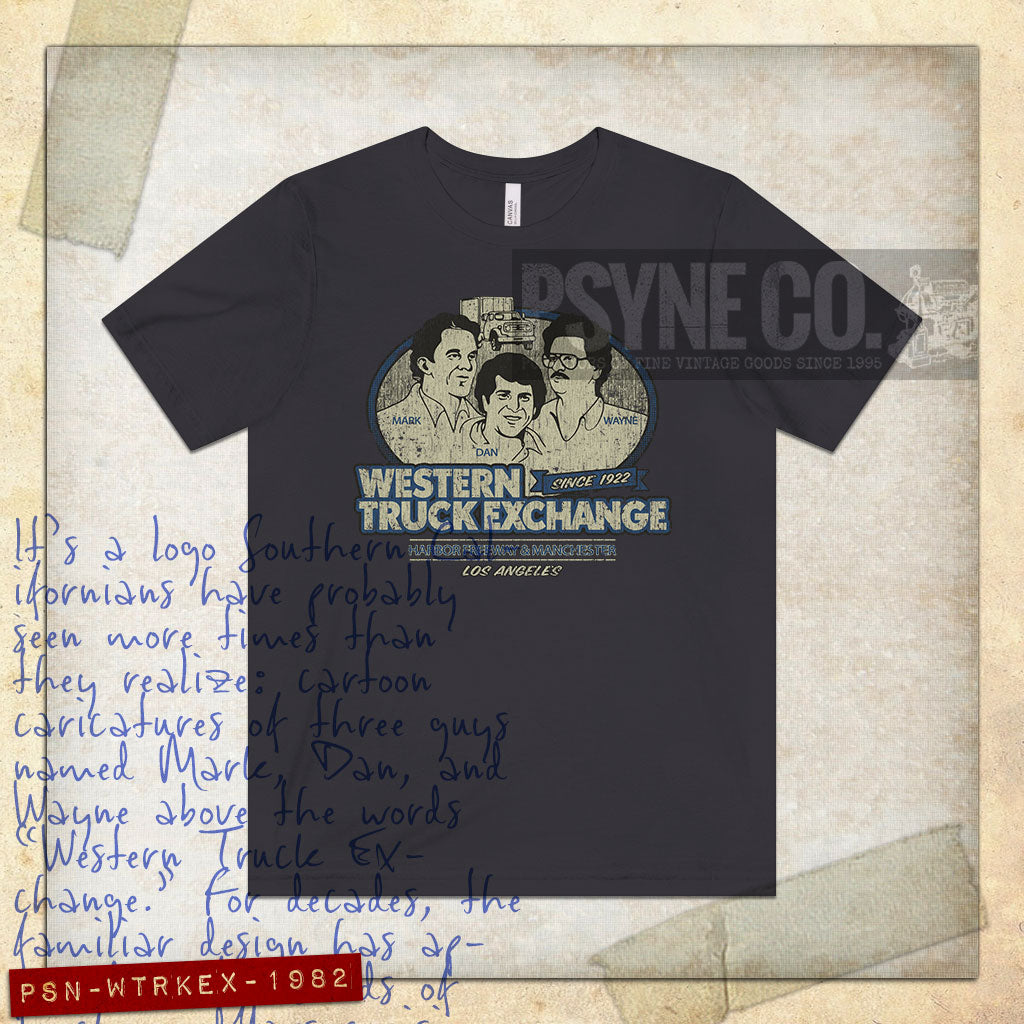 Western Truck Exchange Los Angeles 1982 Vintage Men's T-Shirt