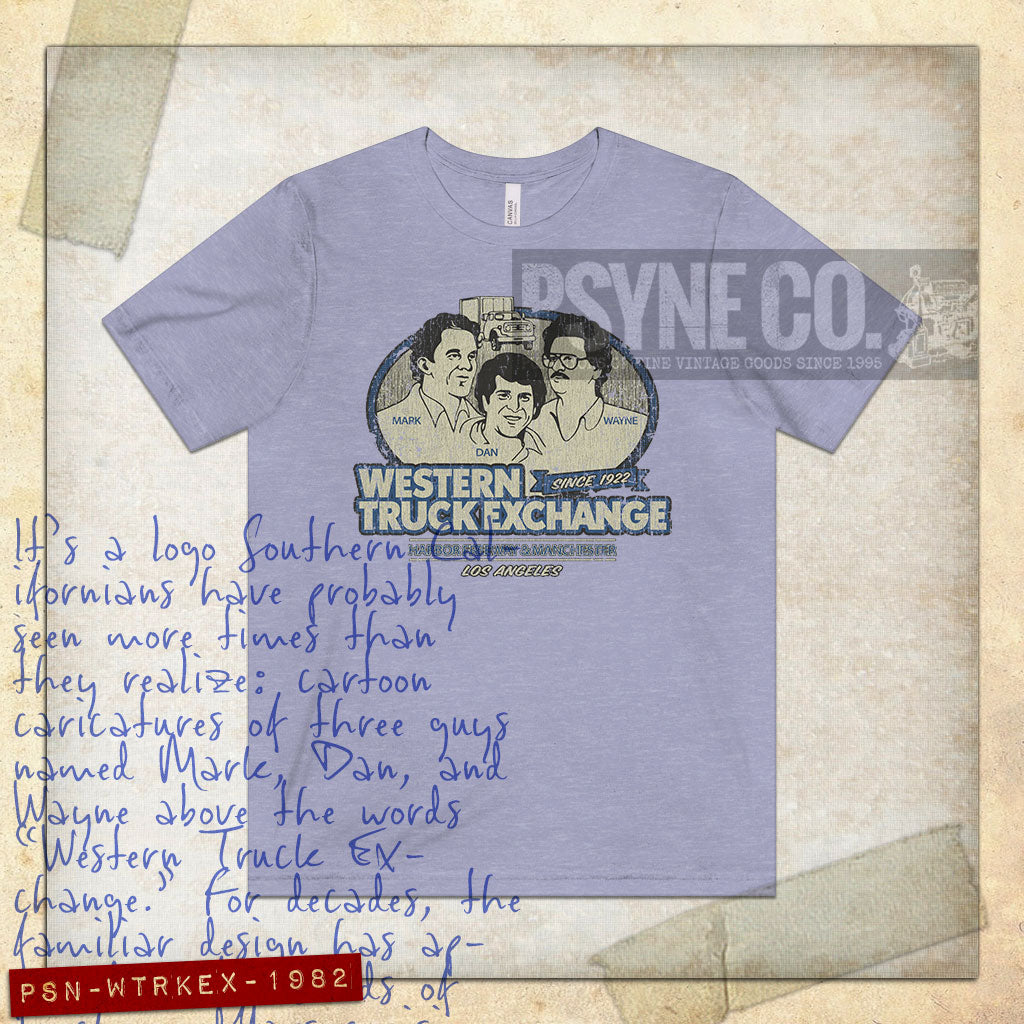 Western Truck Exchange Los Angeles 1982 Vintage Men's T-Shirt