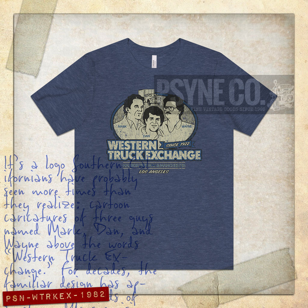 Western Truck Exchange Los Angeles 1982 Vintage Men's T-Shirt