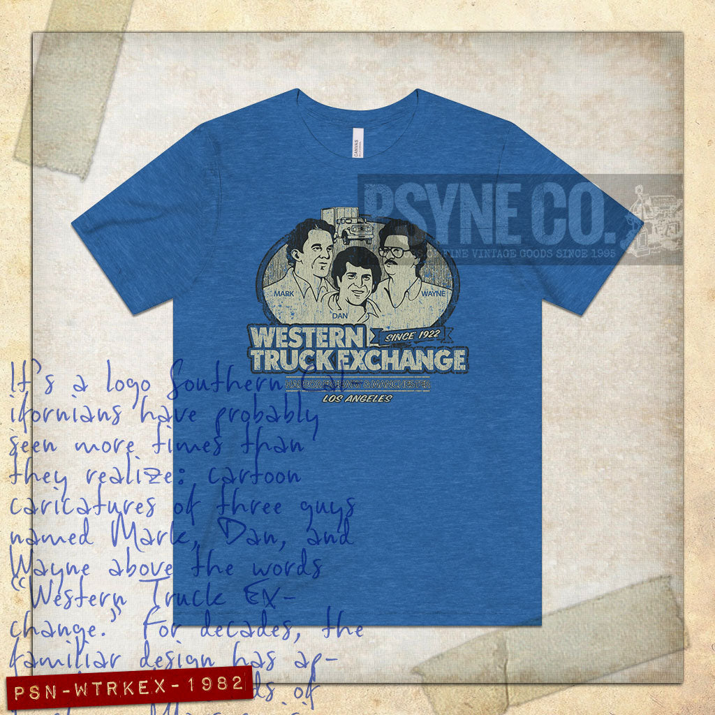Western Truck Exchange Los Angeles 1982 Vintage Men's T-Shirt