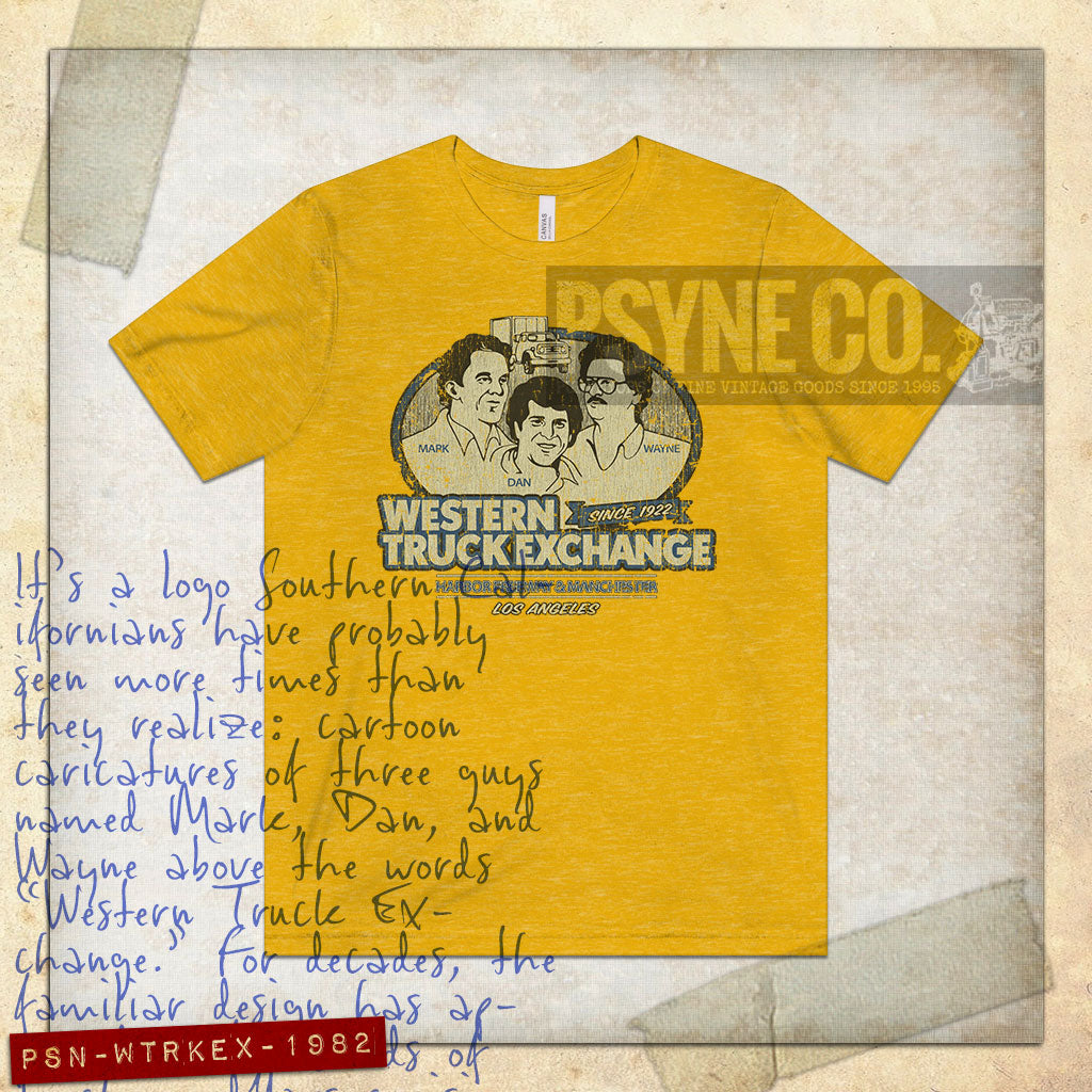 Western Truck Exchange Los Angeles 1982 Vintage Men's T-Shirt