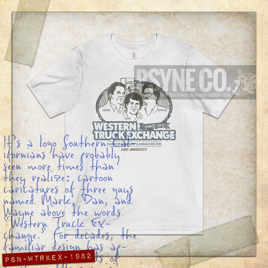 Western Truck Exchange Los Angeles 1982 Vintage Men's T-Shirt