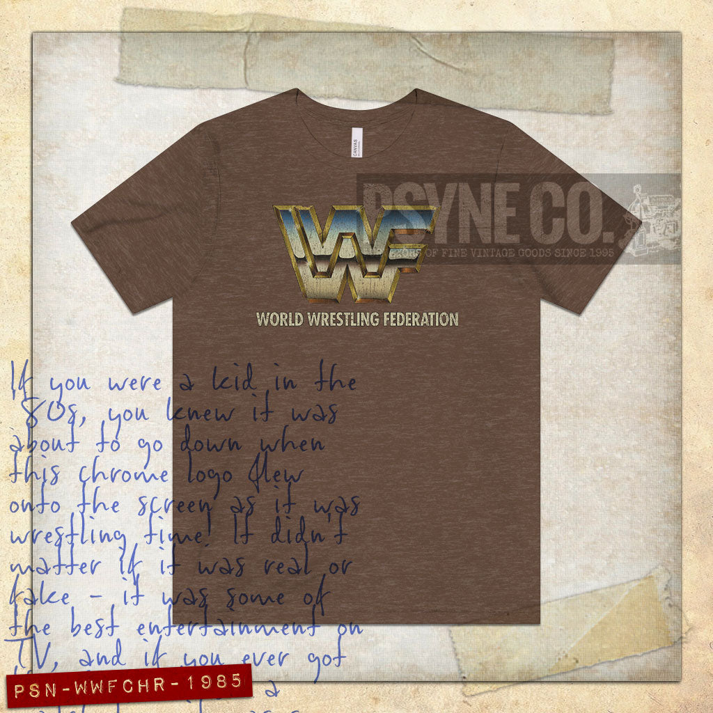 WWF Chrome 1985 Vintage Men's T-Shirt
