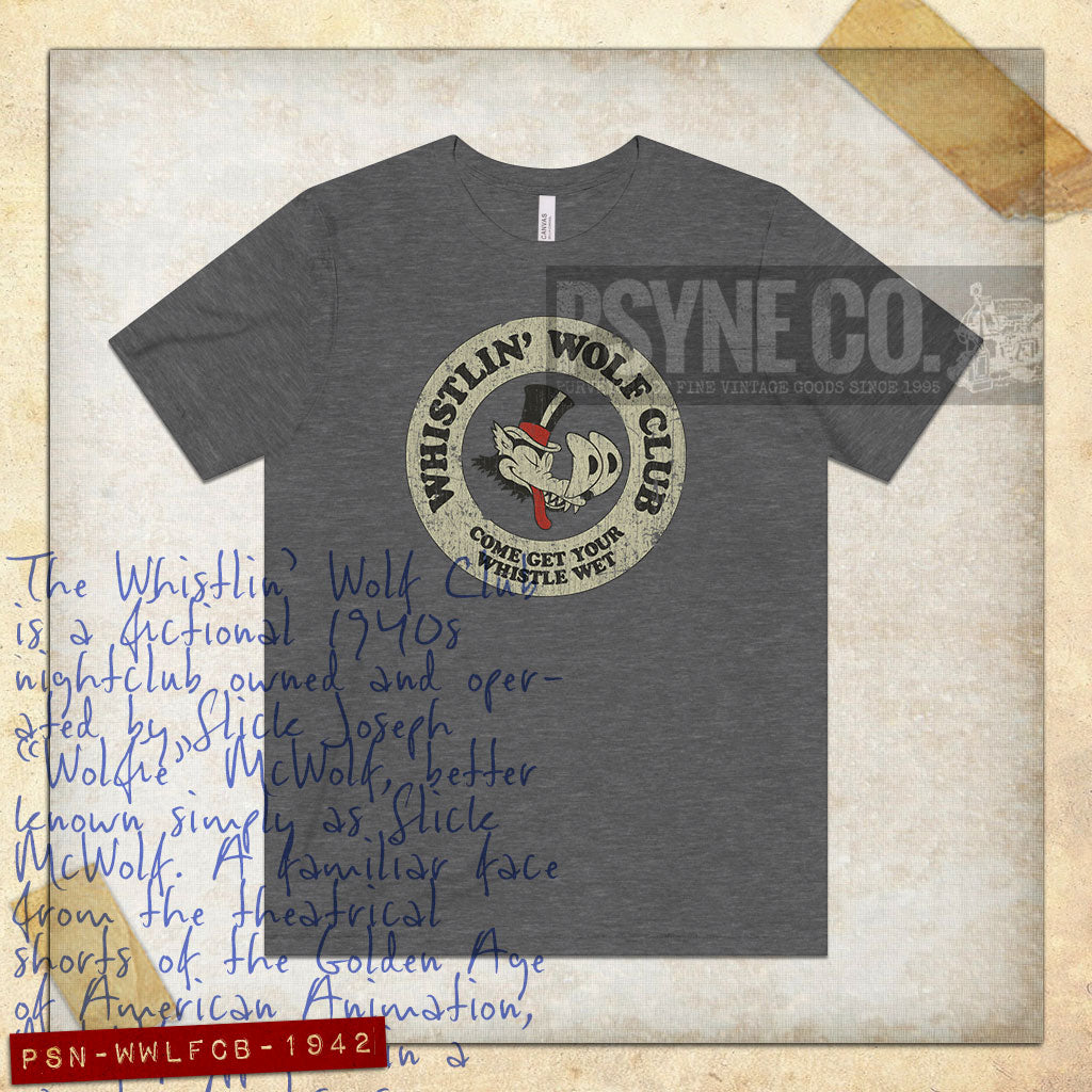Whistlin’ Wolf Club 1942 Vintage Men's T-Shirt