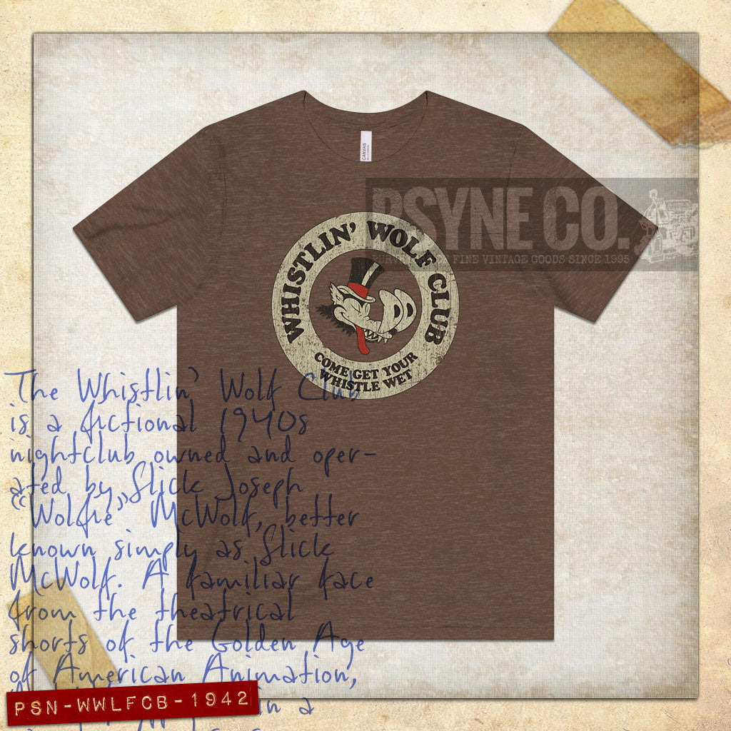 Whistlin’ Wolf Club 1942 Vintage Men's T-Shirt
