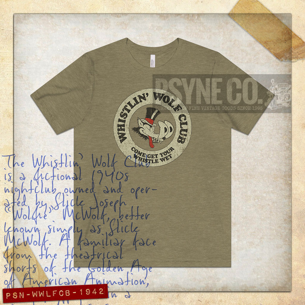Whistlin’ Wolf Club 1942 Vintage Men's T-Shirt