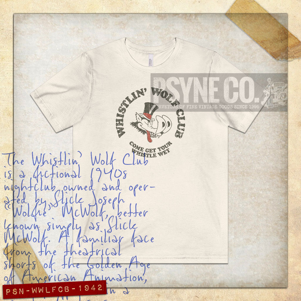 Whistlin’ Wolf Club 1942 Vintage Men's T-Shirt
