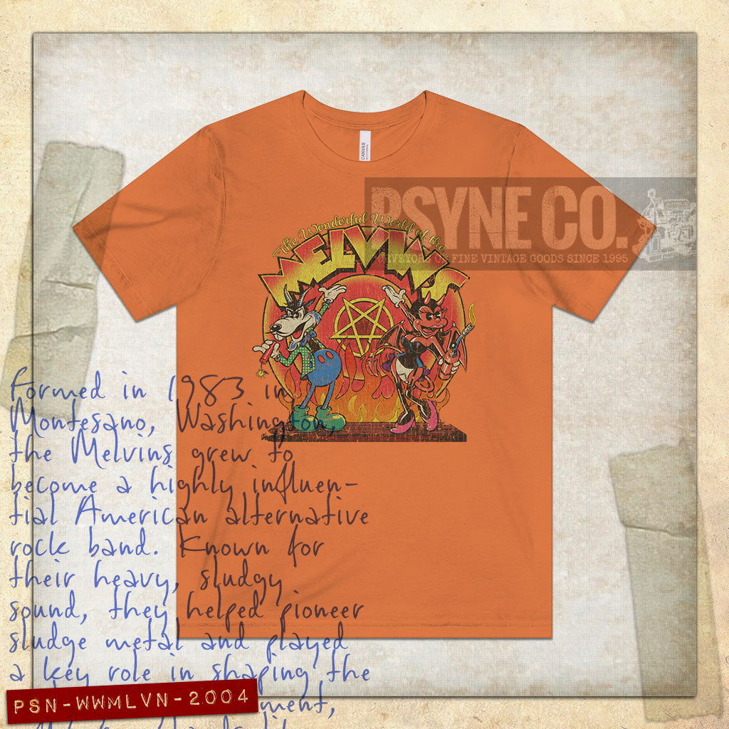 The Wonderful World of The Melvins 2004 Vintage Men's T-Shirt
