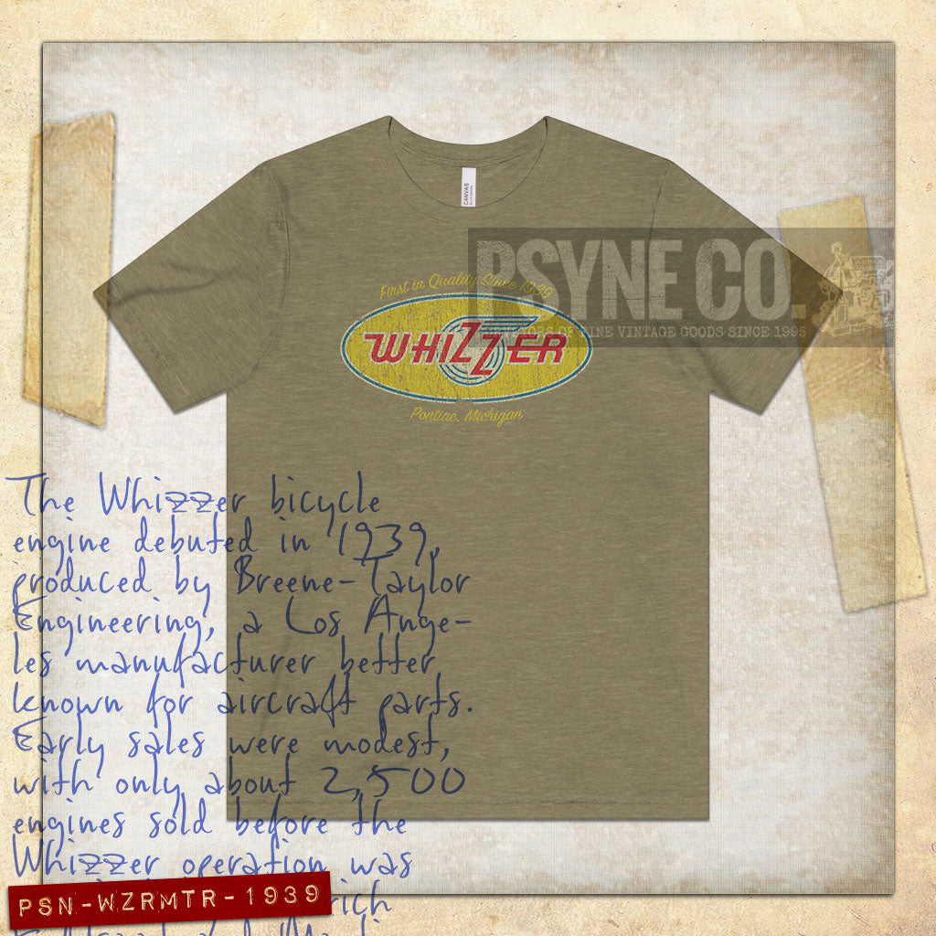 Whizzer Motorcycles 1939 Vintage Men’s T-Shirt