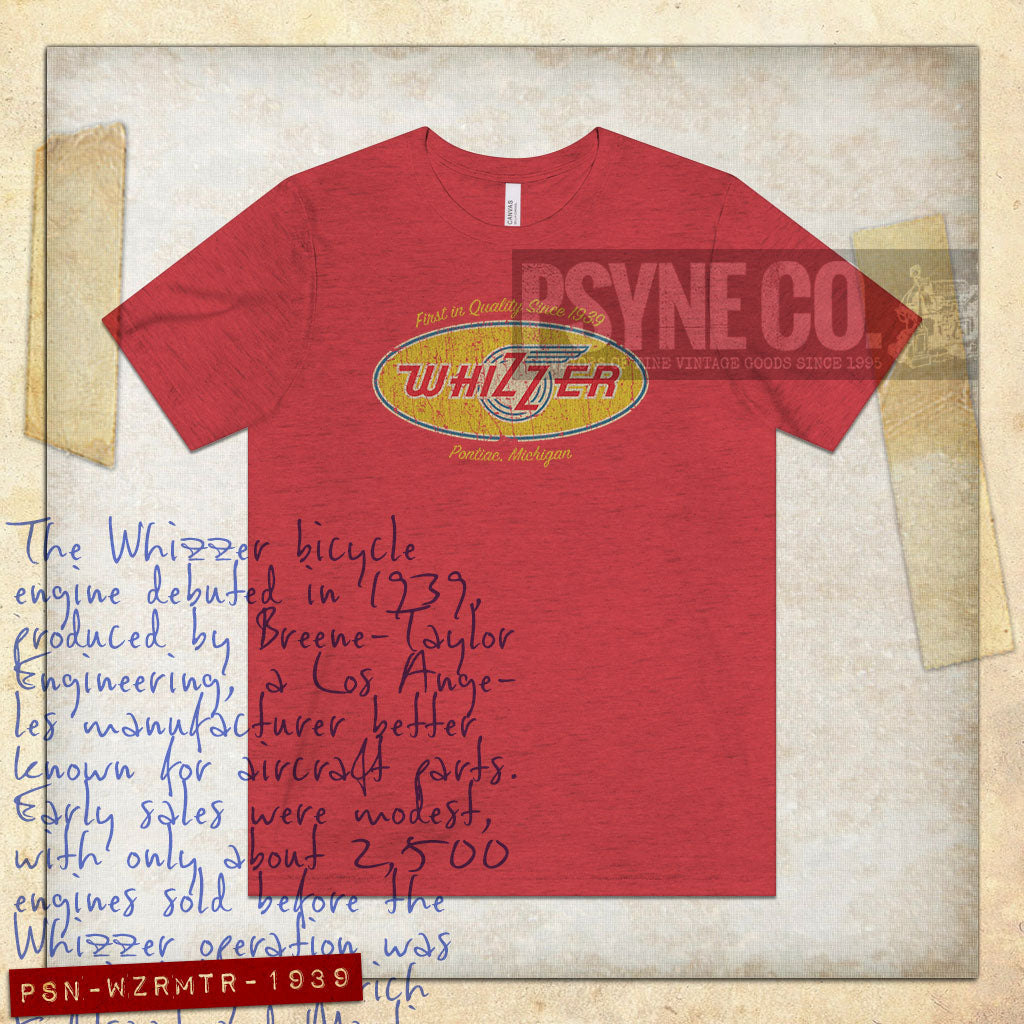 Whizzer Motorcycles 1939 Vintage Men’s T-Shirt