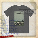 I Want to Believe 1993 Vintage Men's T-Shirt
