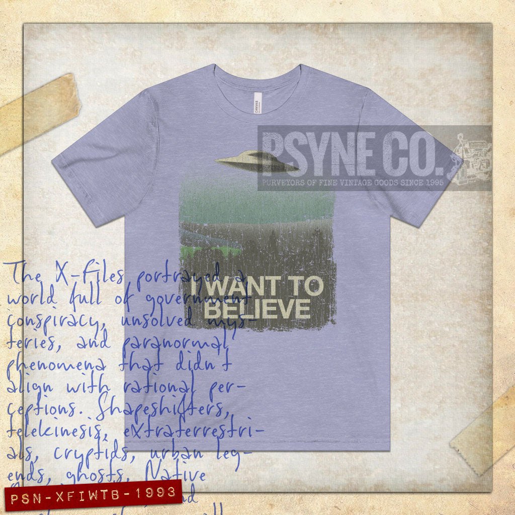 I Want to Believe 1993 Vintage Men's T-Shirt