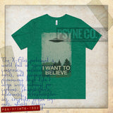 I Want to Believe 1993 Vintage Men's T-Shirt