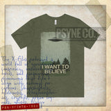 I Want to Believe 1993 Vintage Men's T-Shirt