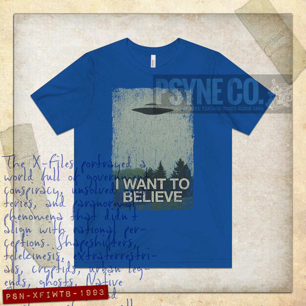 I Want to Believe 1993 Vintage Men's T-Shirt
