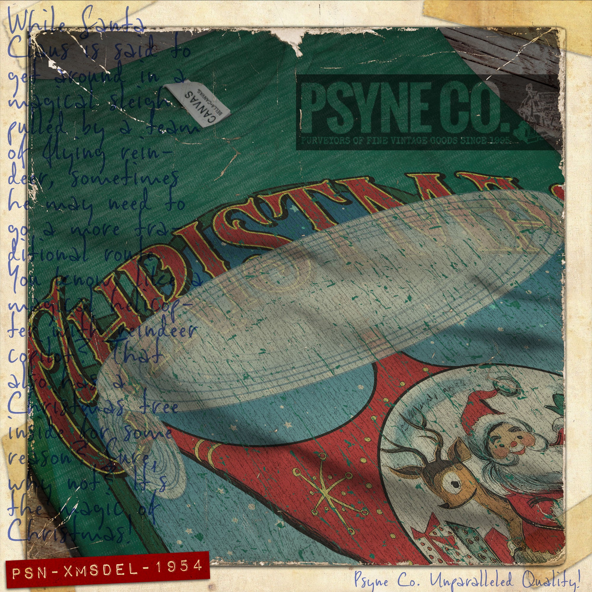 Christmas Delivery 1954 Vintage Men's T-Shirt