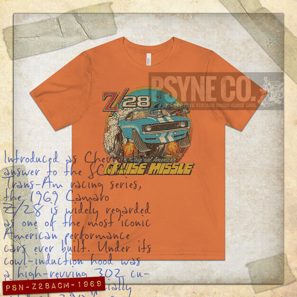 Z28 American Cruise Missile 1969 Vintage Men’s T-Shirt