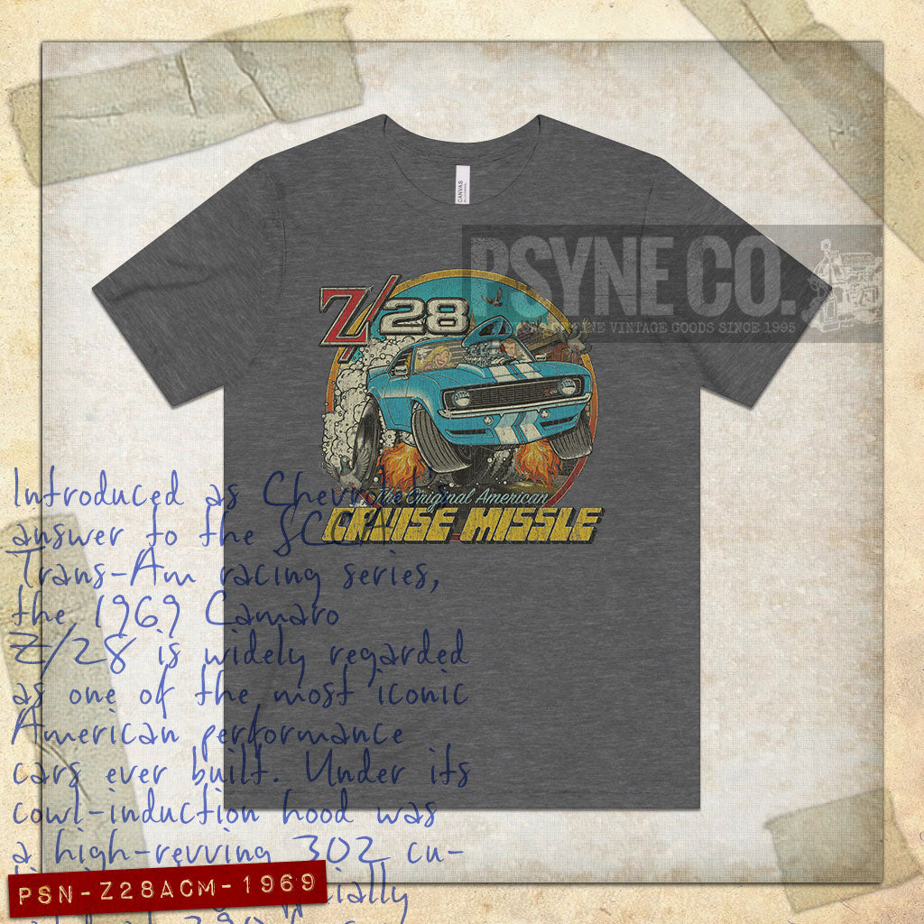 Z28 American Cruise Missile 1969 Vintage Men’s T-Shirt