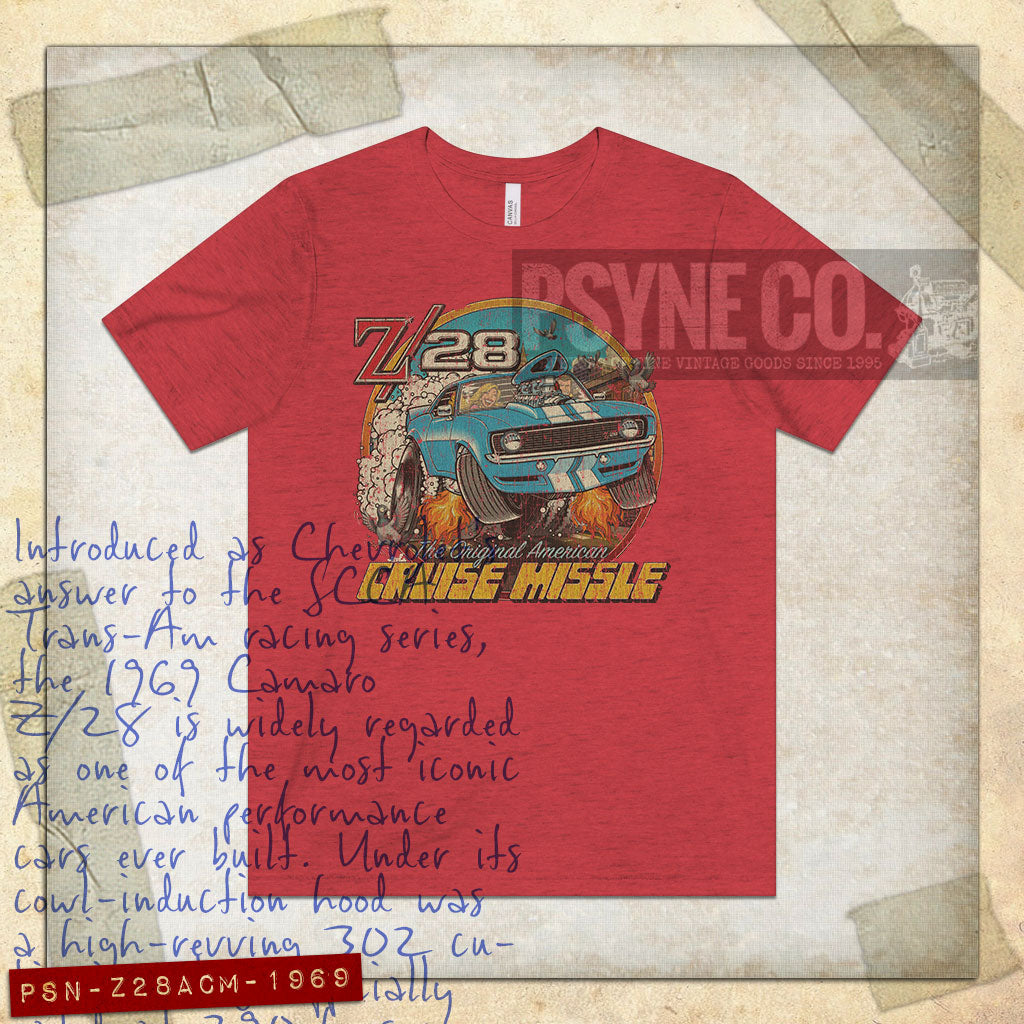 Z28 American Cruise Missile 1969 Vintage Men’s T-Shirt