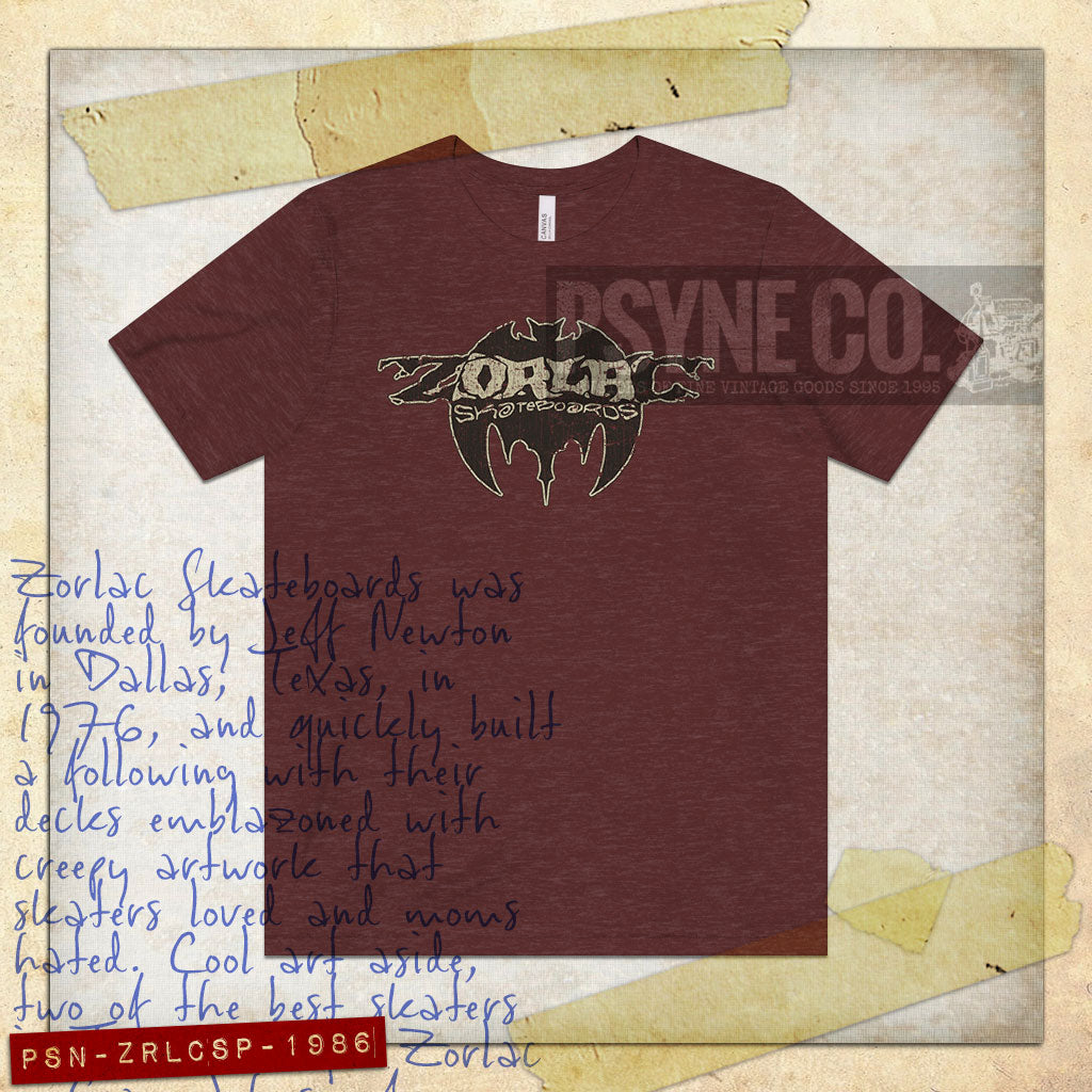 Zorlac Street Pirate 1986 F/B Vintage Men’s T-Shirt