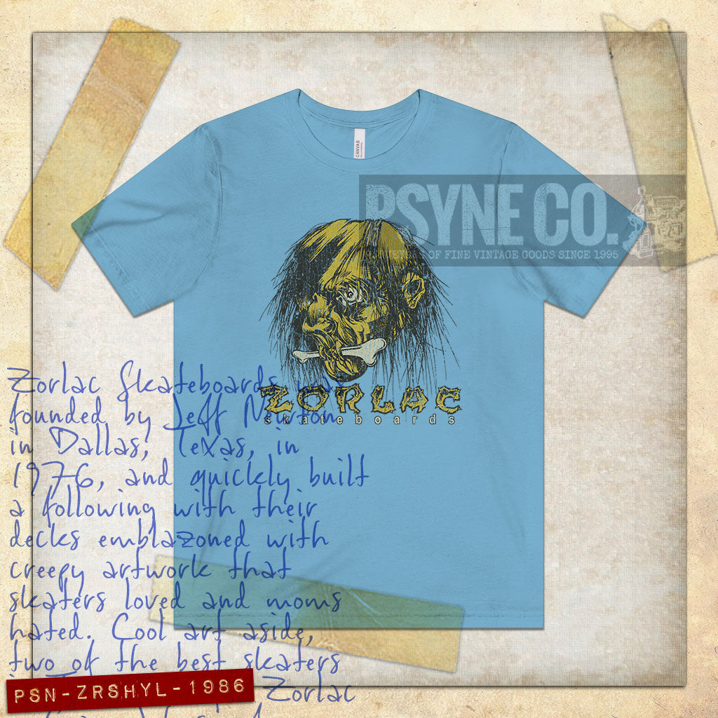 Zorlac Shrunken Head 1986 Vintage Men’s T-Shirt
