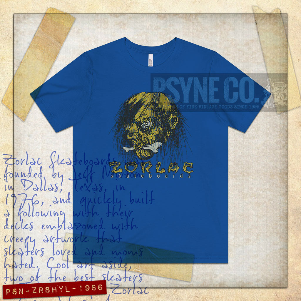 Zorlac Shrunken Head 1986 Vintage Men’s T-Shirt
