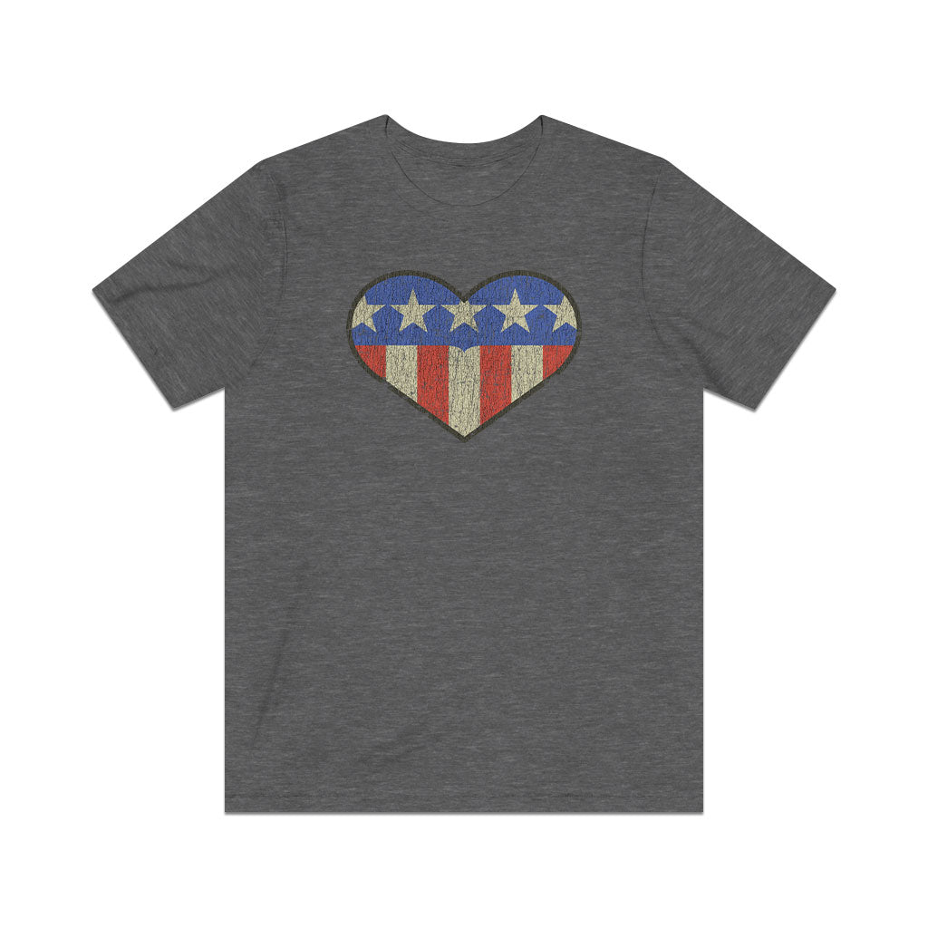 Patriotic Heart 1994 Vintage Men's T-Shirt