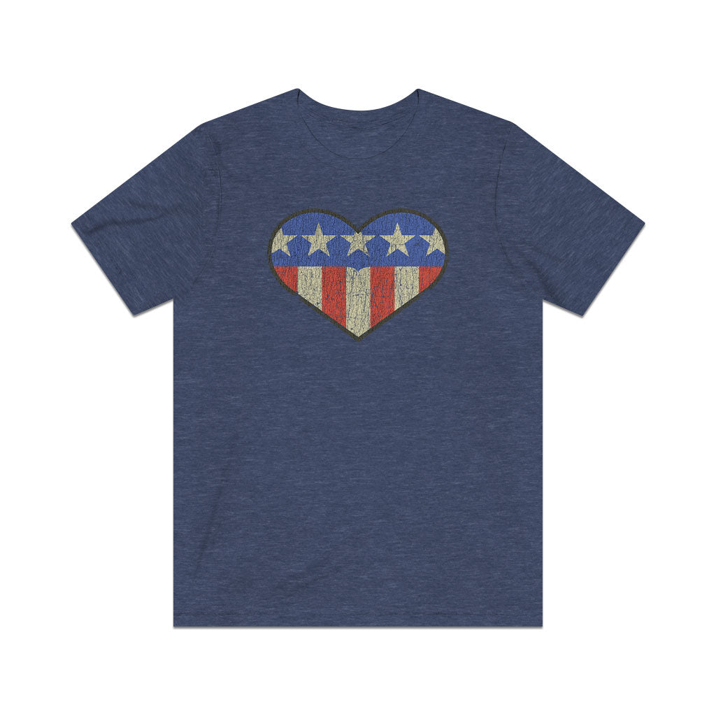 Patriotic Heart 1994 Vintage Men's T-Shirt