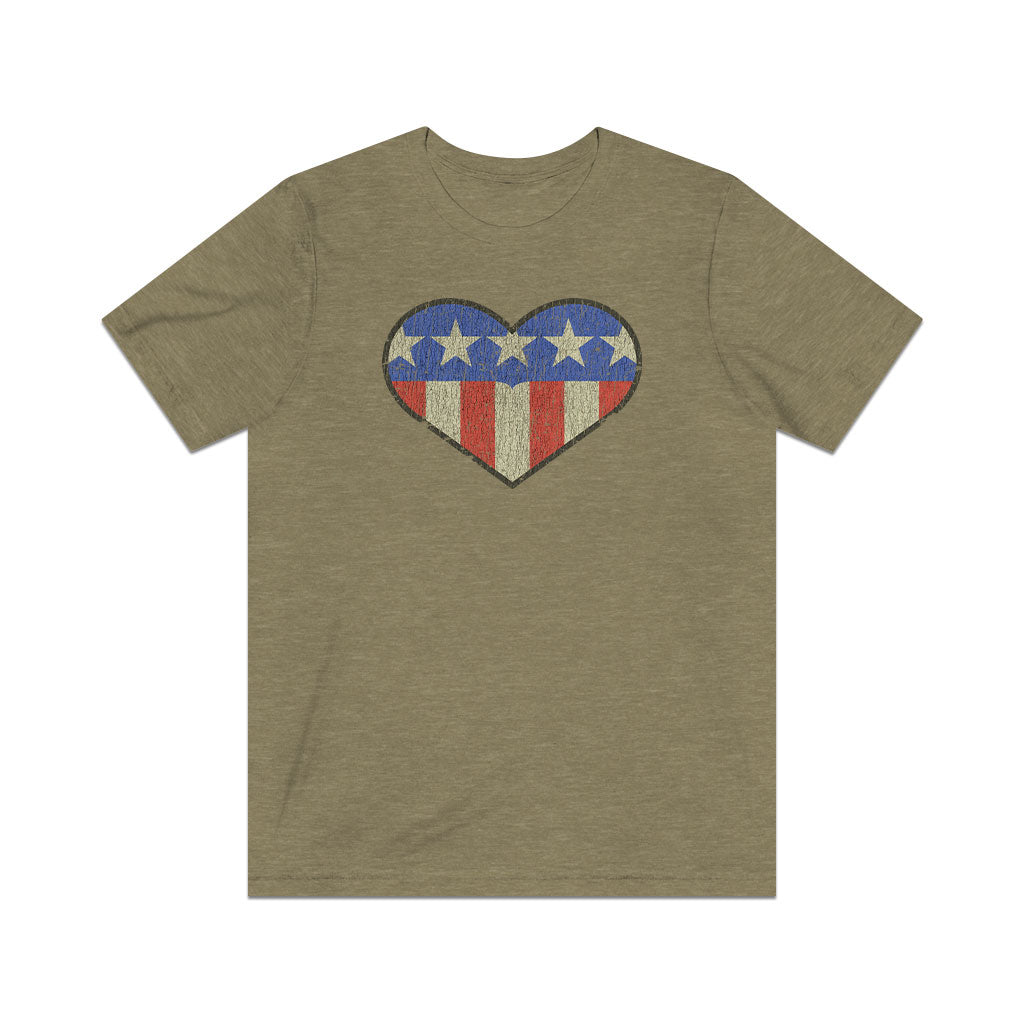 Patriotic Heart 1994 Vintage Men's T-Shirt