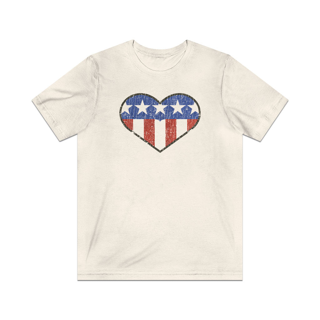 Patriotic Heart 1994 Vintage Men's T-Shirt