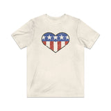 Patriotic Heart 1994 Vintage Men's T-Shirt