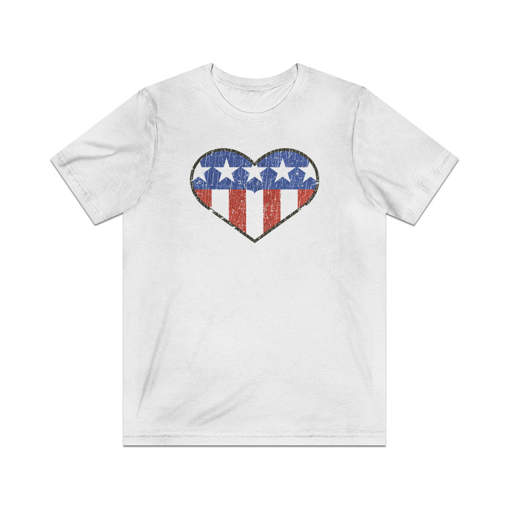 Patriotic Heart 1994 Vintage Men's T-Shirt