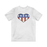 Patriotic Heart 1994 Vintage Men's T-Shirt