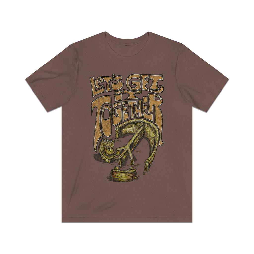 Peace: Let's Get It Together 1971 Vintage Men's T-Shirt