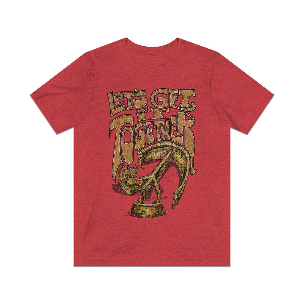 Peace: Let's Get It Together 1971 Vintage Men's T-Shirt