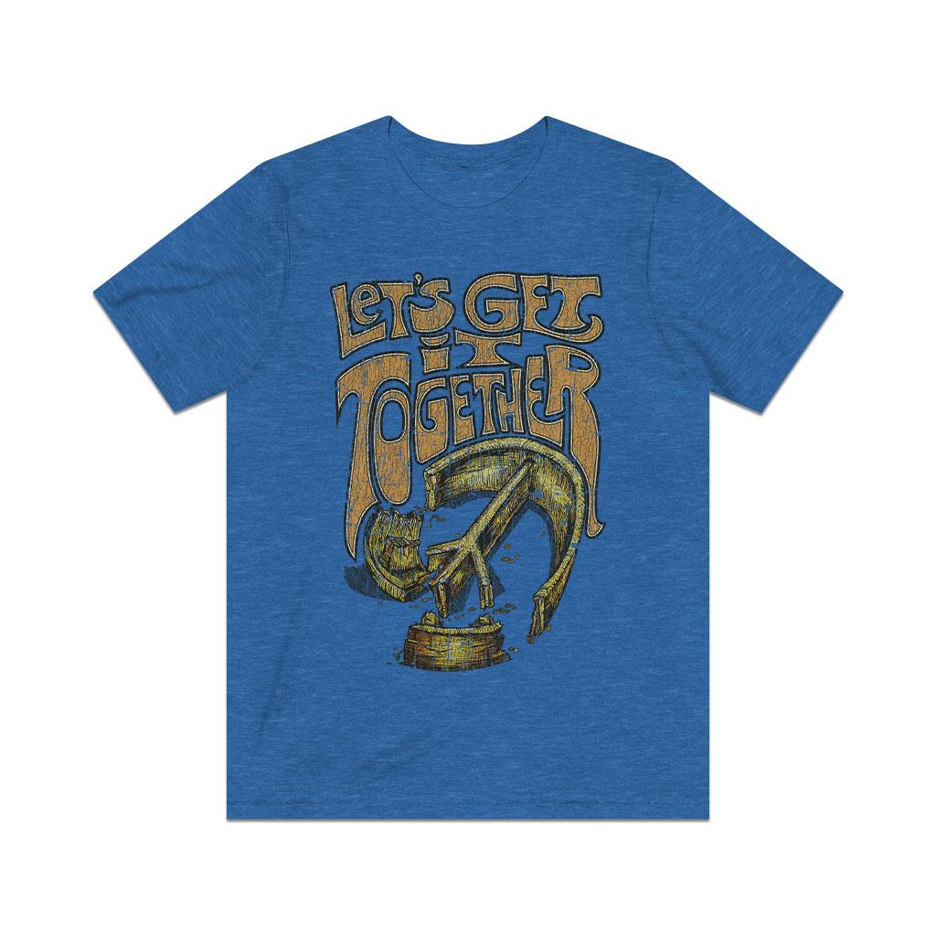 Peace: Let's Get It Together 1971 Vintage Men's T-Shirt