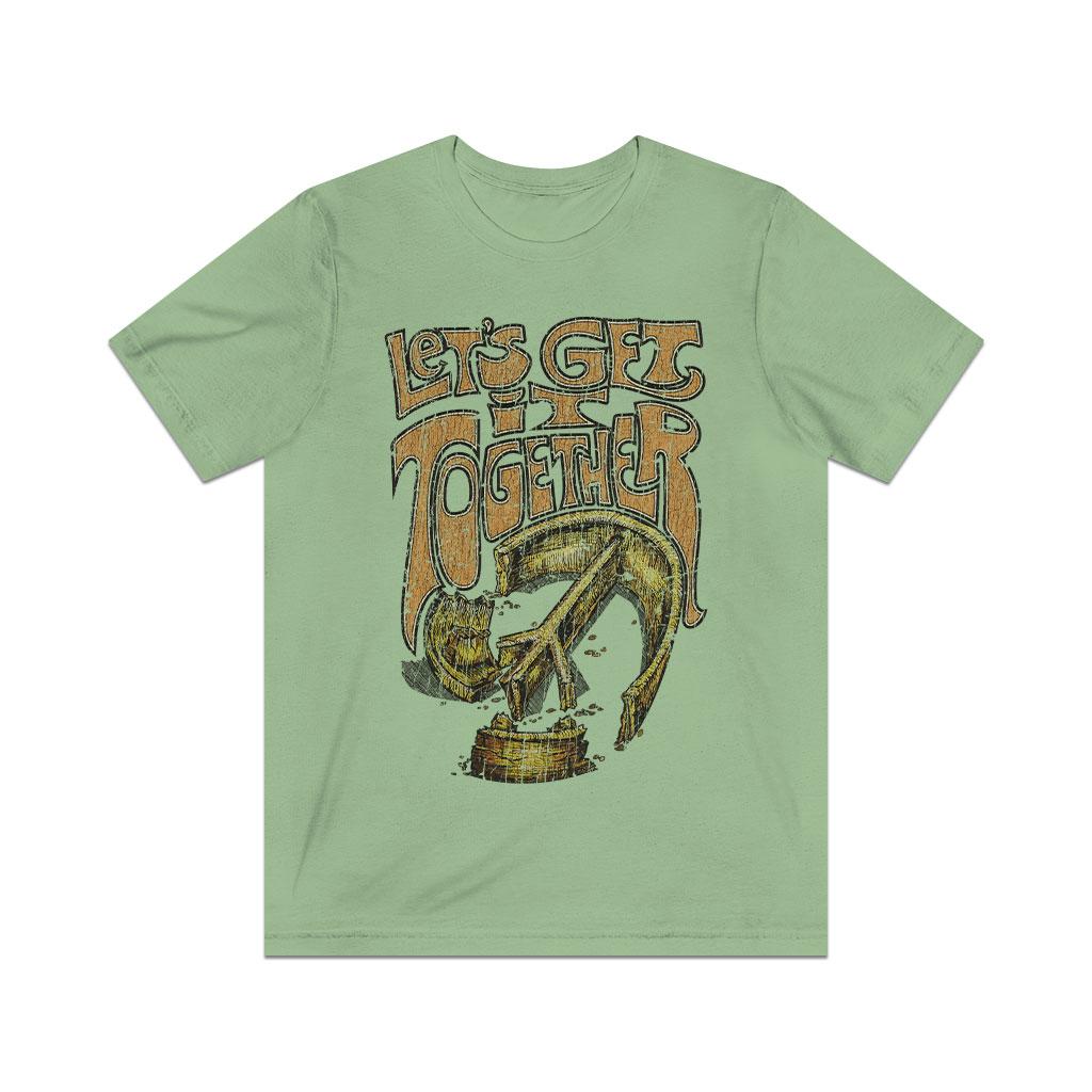 Peace: Let's Get It Together 1971 Vintage Men's T-Shirt