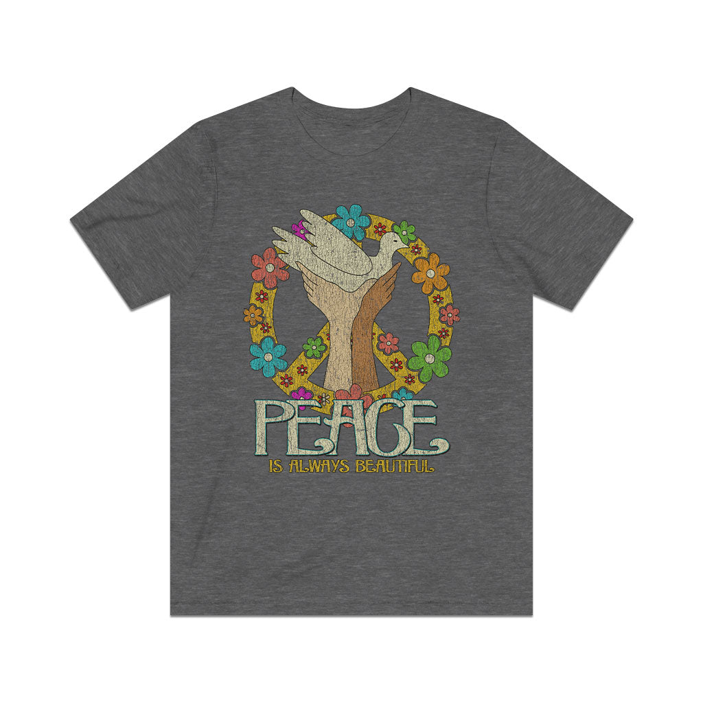 Peace is Always Beautiful 1963 Vintage Men’s T-Shirt