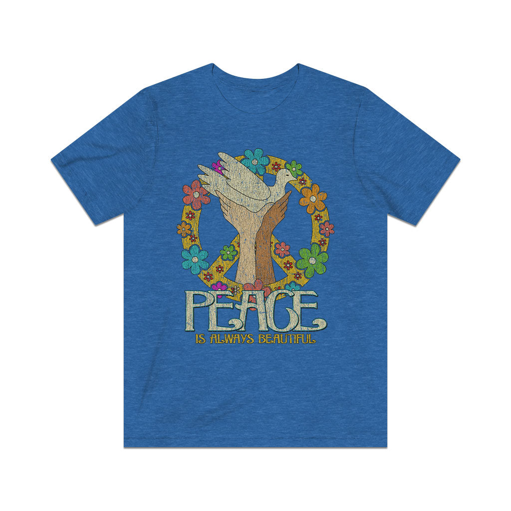 Peace is Always Beautiful 1963 Vintage Men’s T-Shirt