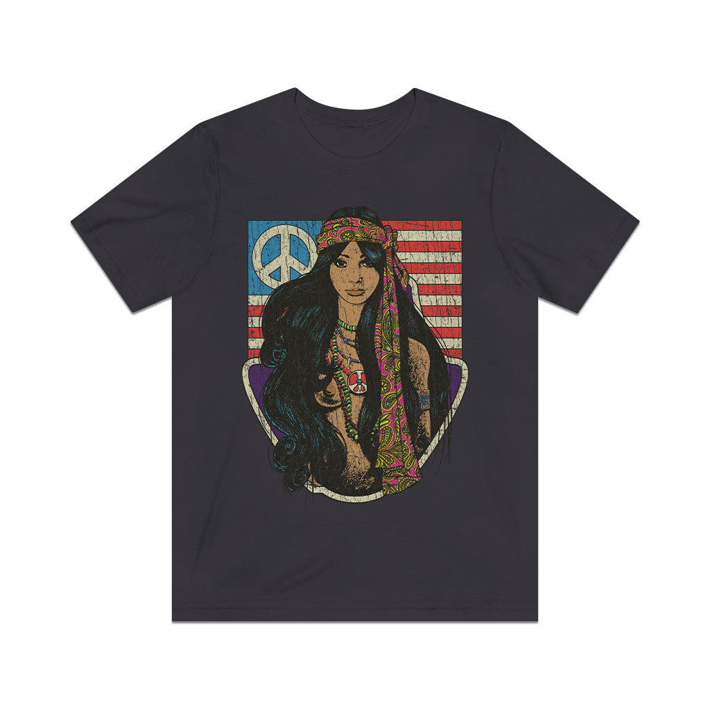Peace is Natural 1969 Vintage Men's T-Shirt