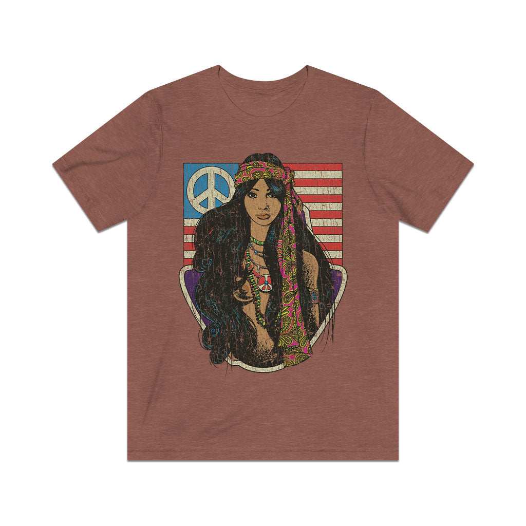 Peace is Natural 1969 Vintage Men's T-Shirt