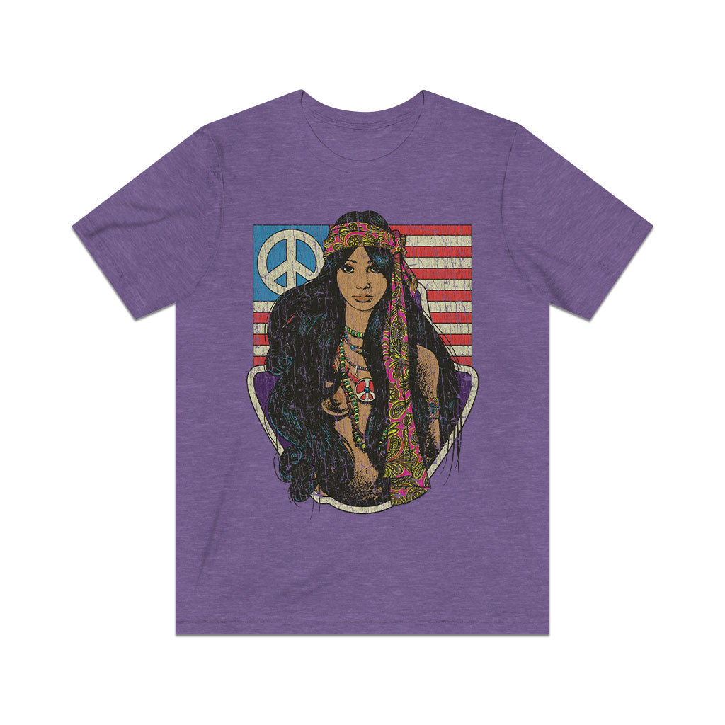 Peace is Natural 1969 Vintage Men's T-Shirt