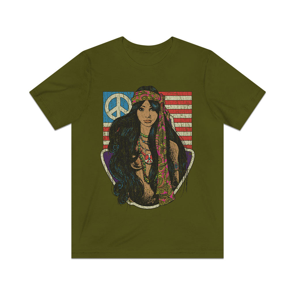 Peace is Natural 1969 Vintage Men's T-Shirt